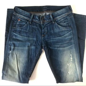 Hudson distressed skinny jeans Size 28
